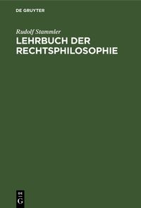Produktbild: Lehrbuch der Rechtsphilosophie