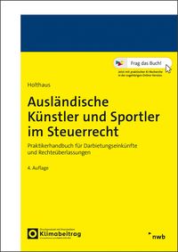 Produktbild: Ausl&auml;ndische K&uuml;nstler und Sportler im Steuerrecht
