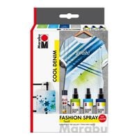 Produktbild: Marabu Fashion Spray Cool Denim 3x100ml