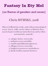 Produktbild: Fantasy In Ety Mol (on theme of genders and sexes)