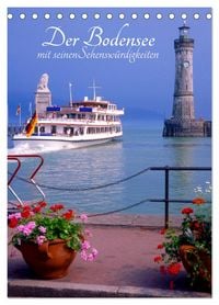 Produktbild: Der Bodensee mit seinen Sehensw&uuml;rdigkeiten (Tischkalender 2026 DIN A5 hoch), CALVENDO Monatskalender