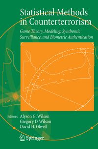 Produktbild: Statistical Methods in Counterterrorism