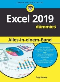 Bild vom Artikel Excel 2019 Alles in einem Band für Dummies vom Autor Greg Harvey