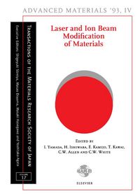 Produktbild: Laser and Ion Beam Modification of Materials