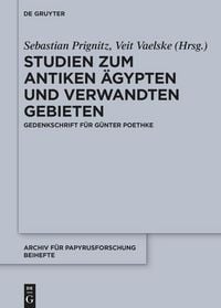 Produktbild: Studien zum antiken &Auml;gypten und verwandten Gebieten