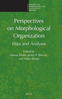 Produktbild: Perspectives on Morphological Organization
