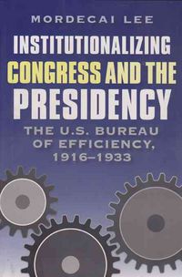 Produktbild: Institutionalizing Congress &