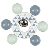 Bild vom Artikel HEIMESS 765420 - Greifling Trendserie Junge, Perlenkreisel mit Glöckchen, mint/blau, Holz vom Autor 