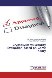 Produktbild: Cryptosystems Security Evaluation based on Game Theory