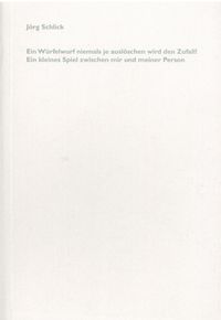 Produktbild: Ein W&uuml;rfelwurf niemals je ausl&ouml;schen wird den Zufall!