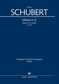 Produktbild: Messe in G (Klavierauszug)