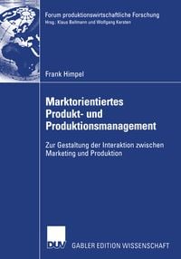 Produktbild: Marktorientiertes Produkt- und Produktionsmanagement