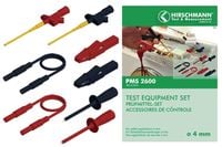 Produktbild: Hirschmann Test & Measurement PMS 2600 Sicherheits-Messleitungs-Set Lamellenstecker 4 mm Lamellenstecker 4 mm 1.00 m Schwarz, Rot 1 St.