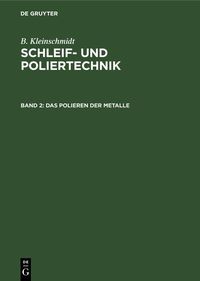 Produktbild: Das Polieren der Metalle
