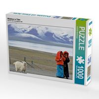 Produktbild: CALVENDO Puzzle M&auml;dchen in Tibet | 1000 Teile Lege-Gr&ouml;&szlig;e 64x48cm Foto-Puzzle f&uuml;r gl&uuml;ckliche Stunden