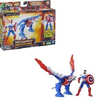 Bild vom Artikel Hasbro F66755X0 - Marvel Avengers Mech Strike Mechasaurs, Captain America & Redwing, Actionfiguren vom Autor 