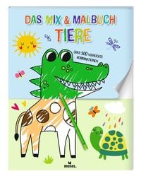 Produktbild: Das Mix & Malbuch Tiere