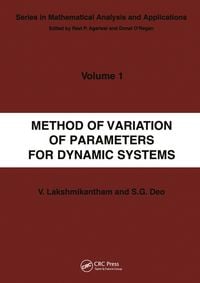 Produktbild: Method of Variation of Parameters for Dynamic Systems