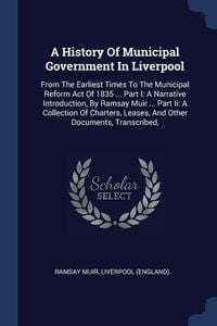 Produktbild: A History Of Municipal Government In Liverpool