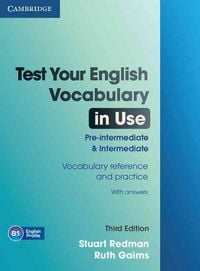 Produktbild: Test Your English Vocabulary in Use Pre-intermediate and Intermediate with Answers