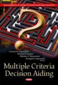 Produktbild: Multiple Criteria Decision Aiding