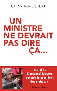 Produktbild: Un ministre ne devrait pas dire &ccedil;a...