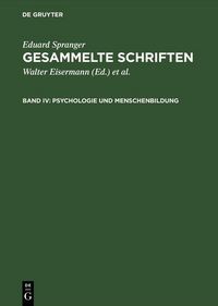 Produktbild: Psychologie und Menschenbildung