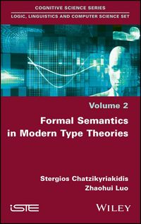 Produktbild: Formal Semantics in Modern Type Theories