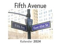 Produktbild: Fifth Avenue (Wandkalender 2024, Kalender DIN A4 quer, Monatskalender im Querformat mit Kalendarium, Das perfekte Geschenk)