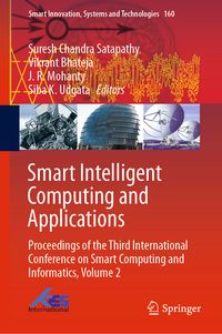 Produktbild: Smart Intelligent Computing and Applications