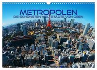 Produktbild: Metropolen - die sch&ouml;nsten Weltst&auml;dte von oben (Wandkalender 2026 DIN A3 quer), CALVENDO Monatskalender