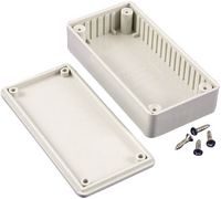 Produktbild: Hammond Electronics 1591TSGY Universal-Geh&auml;use 120 x 80 x 59 ABS Lichtgrau (RAL 7035) 1St.
