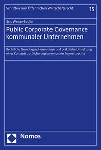 Produktbild: Public Corporate Governance kommunaler Unternehmen