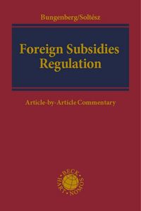 Produktbild: Foreign Subsidies Regulation