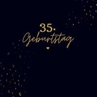 Produktbild: 35. Geburtstag- G&auml;stebuch Blanko