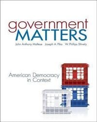 Produktbild: Government Matters: American Democracy in Context