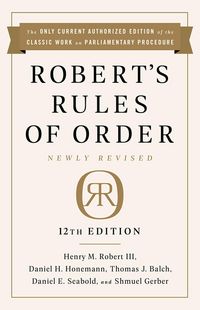 Produktbild: Robert's Rules of Order Newly Revised, 12th edition
