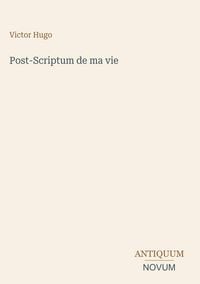 Produktbild: Post-Scriptum de ma vie