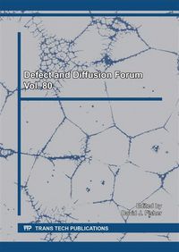 Produktbild: Defect and Diffusion Forum Vol. 80