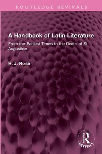 Produktbild: A Handbook of Latin Literature