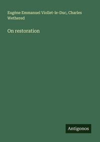 Produktbild: On restoration