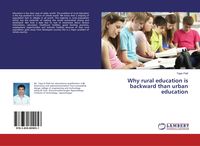 Produktbild: Why rural education is backward than urban education