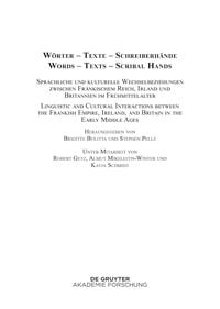 Produktbild: W&ouml;rter &ndash; Texte &ndash; Schreiberh&auml;nde / Words &ndash; Texts &ndash; Scribal Hands