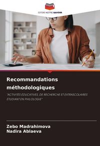 Produktbild: Recommandations m&eacute;thodologiques