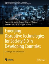 Produktbild: Emerging Disruptive Technologies for Society 5.0 in Developing Countries