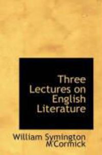 Produktbild: Three Lectures on English Literature