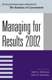 Produktbild: Managing For Results 2002