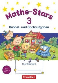 Produktbild: Mathe-Stars - Knobel- und Sachaufgaben - 3. Schuljahr