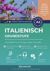 Produktbild: Italienisch A2 lernen Grundstufe: Komplettkurs mit App, Video und Audio