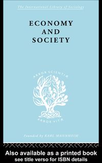 Produktbild: Economy and Society
